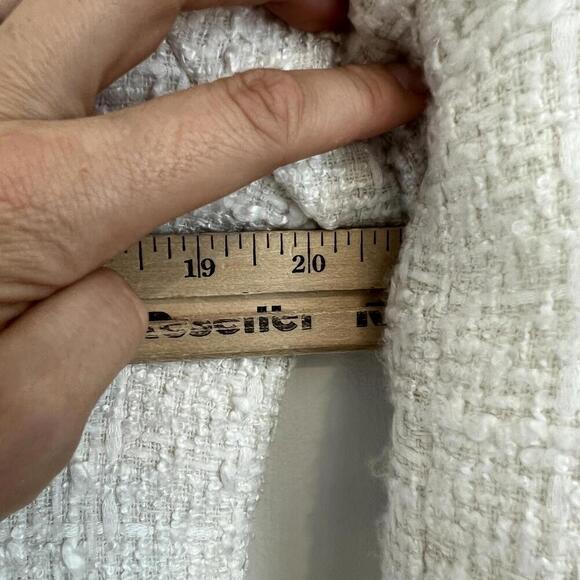 Maison D' Amelie Paris Women's Size Medium Acrylic Wool Blend Blazer Jacket Gold - Picture 6 of 13